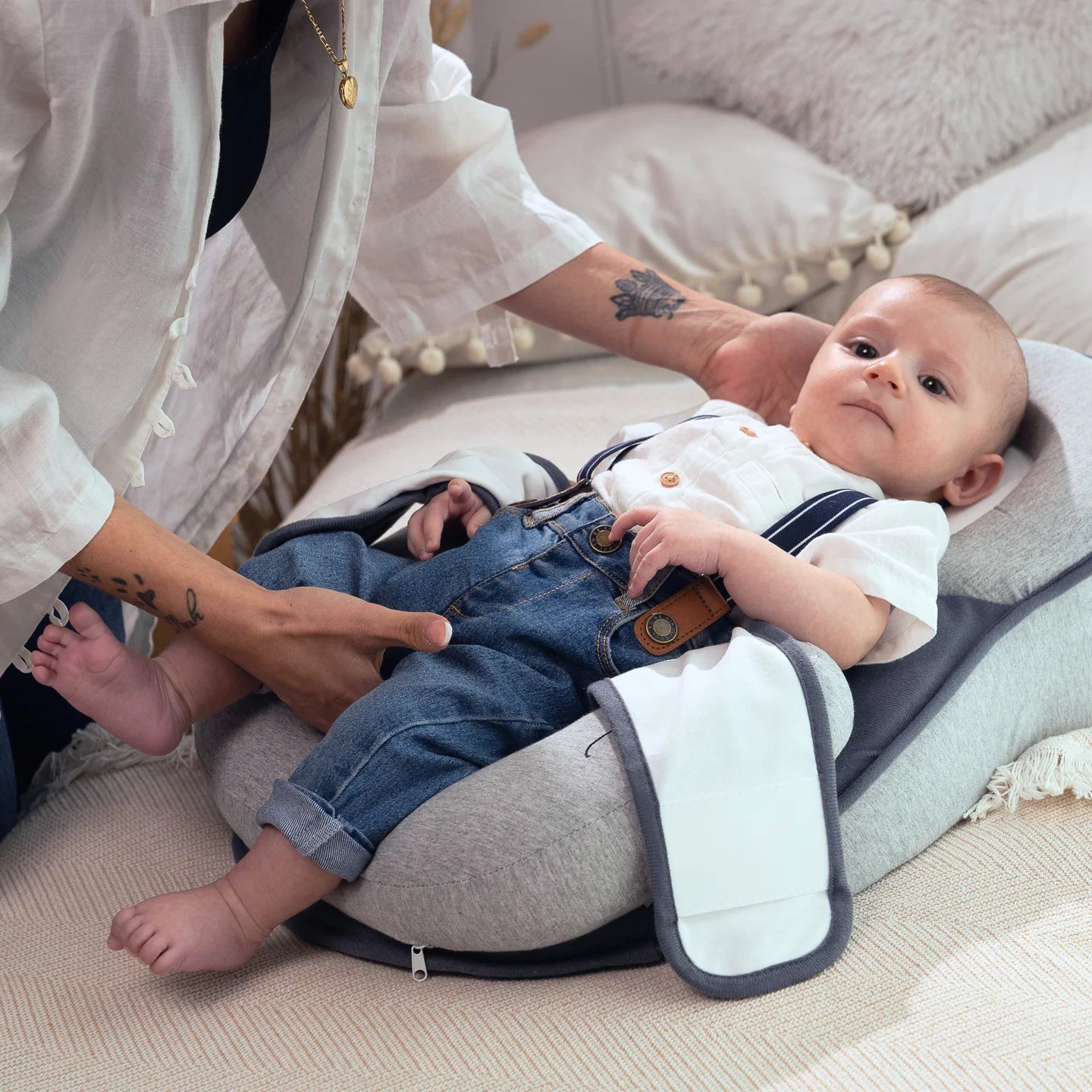 Cosydream (+) Anti-Reflux Elevated Baby Lounger - Babymoov