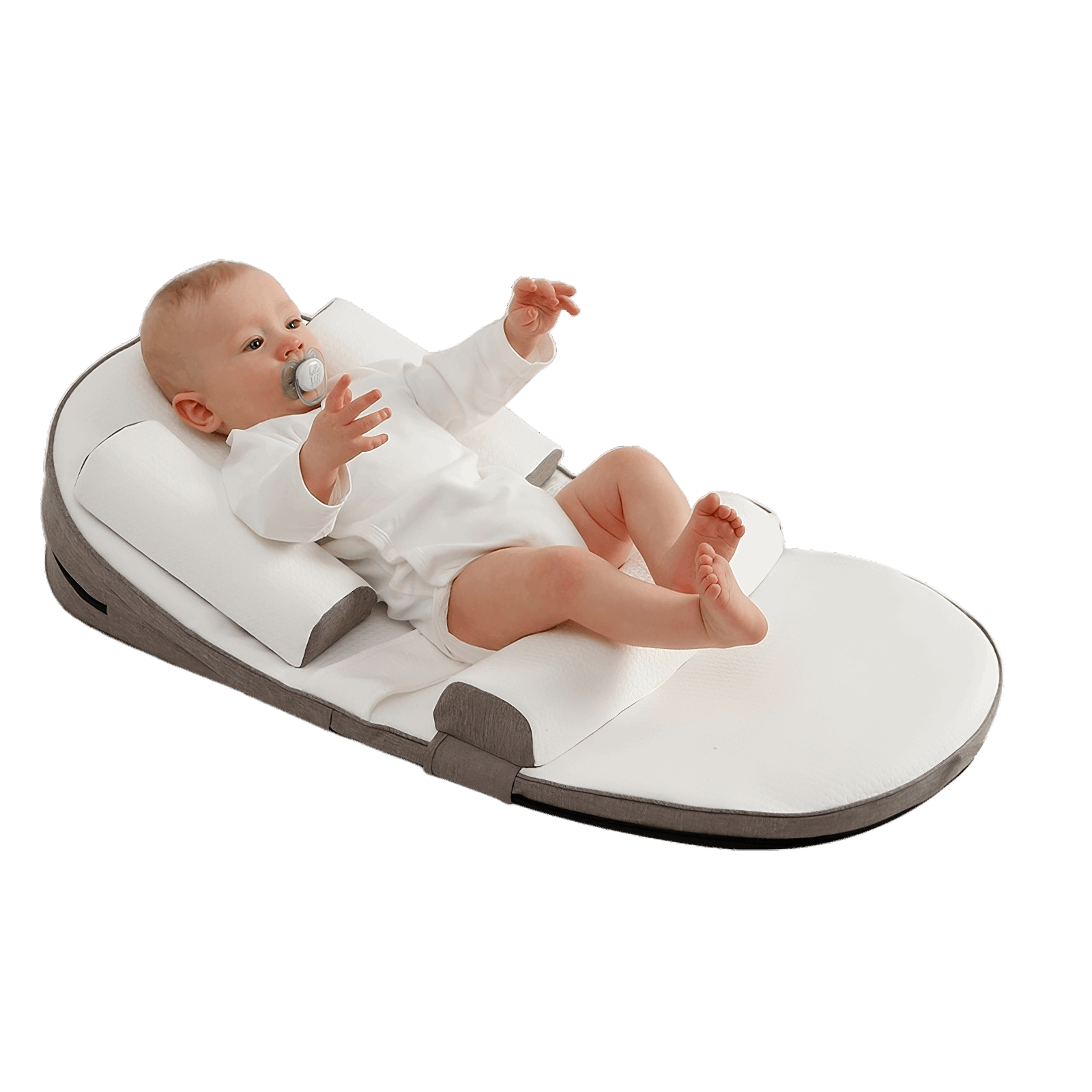Pure Comfort Anti-Roll & Gentle Incline Baby Lounger (For Awake & Supervised Use)