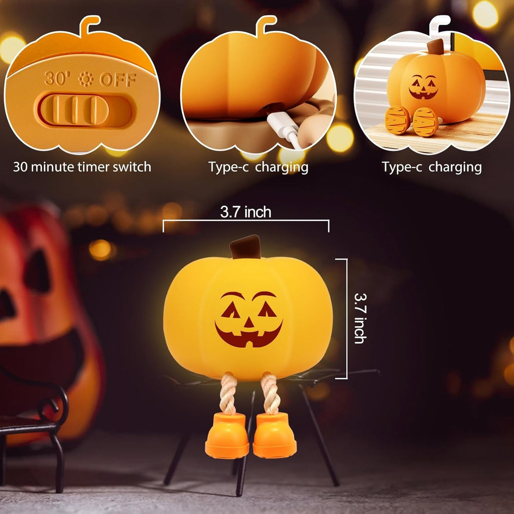 Pumpkin Night Light for Kids