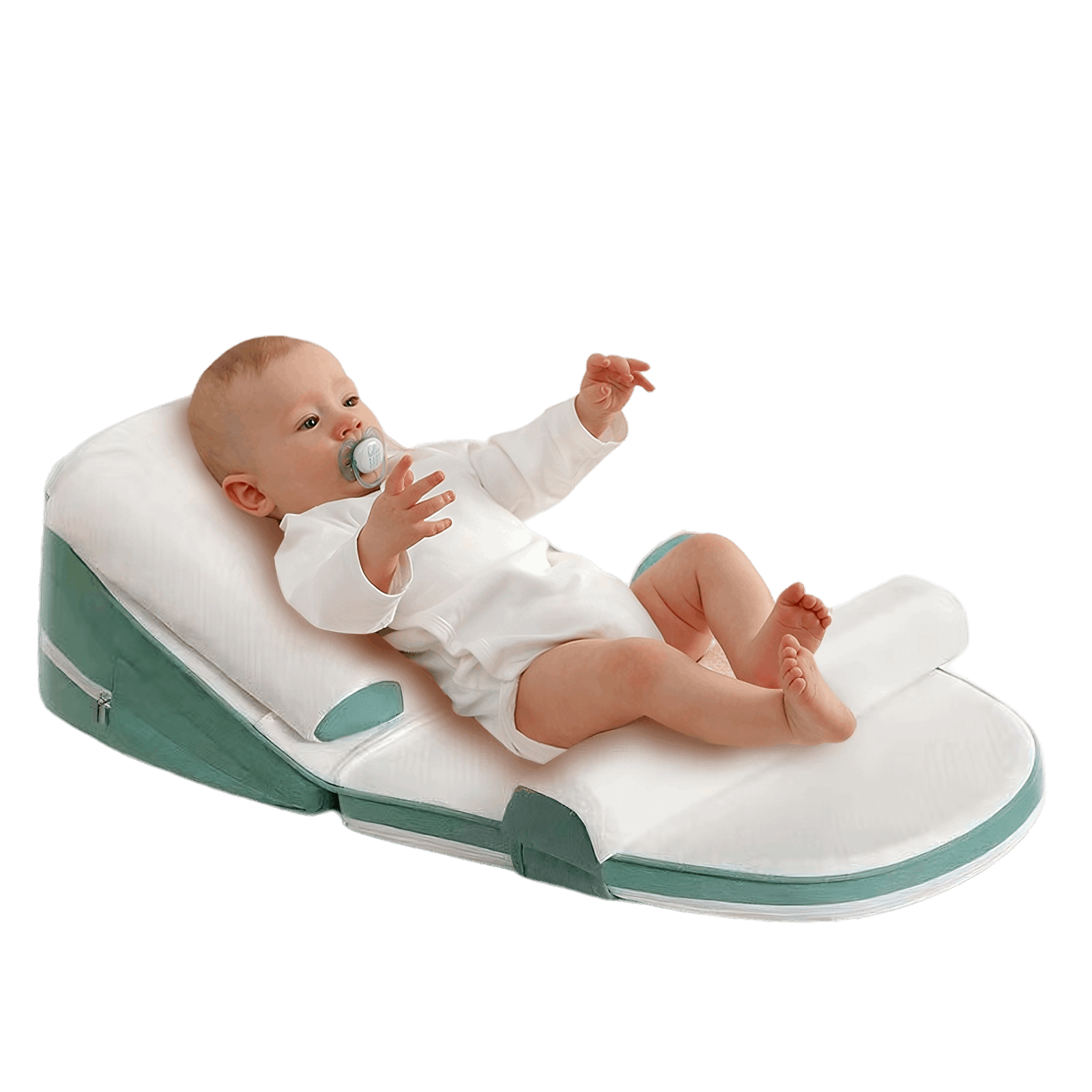 Pure Comfort Anti-Roll & Gentle Incline Baby Lounger (For Awake & Supervised Use)