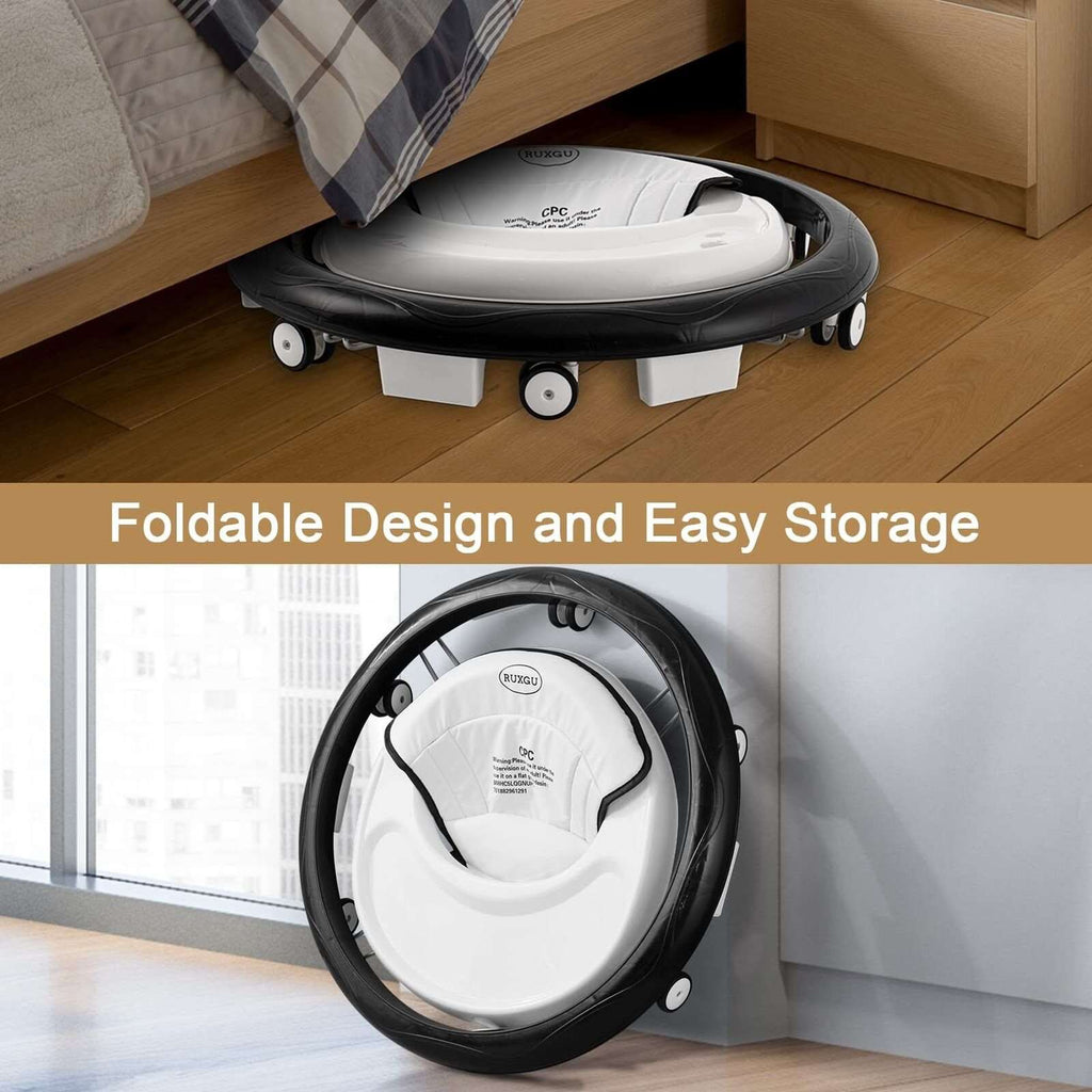 Safe Portable Baby Walker First Step - Adjustable, Foldable & Comfortable